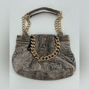 Vintage Betsey Johnson Snake‎ Print Satchel